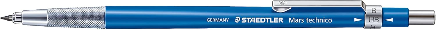 STAEDTLER Mars 780 Technical Mechanical Pencil and 502 Rotary Action Lead Pointer for 2mm Leads