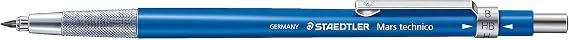 STAEDTLER Mars 780 Technical Mechanical Pencil and 502 Rotary Action Lead Pointer for 2mm Leads