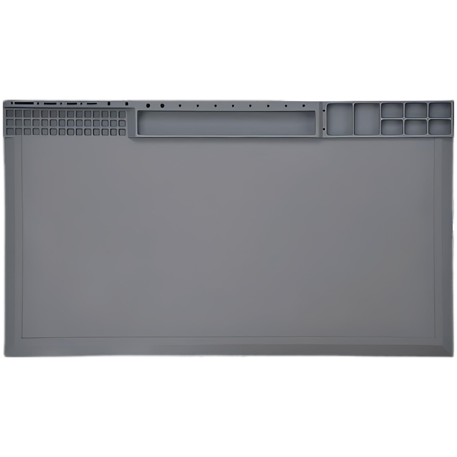 Tapis de réparation silicone gris anti-perte de vis pour téléphone