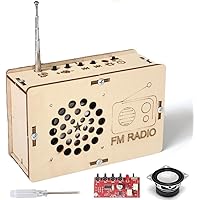 STEM Toys for Ages 6-8-13 Science Kits DIY Building Your Own Radio Crafts for Kids Stocking Stuffers Birthday Gifts for 9 11 12 14 15+ Year Old Boys Girls Teens Circuit Engineering Electronics Project