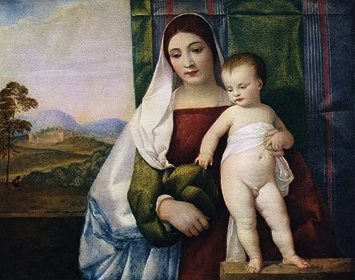 Poster sur toile La dame gitane de Tiziano Vecelli pour décorer un salon élégant