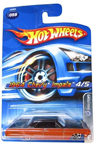 Hot Wheels 2006-059 1964 Chevy Impala 4/5 Dropstars escala 1:64
