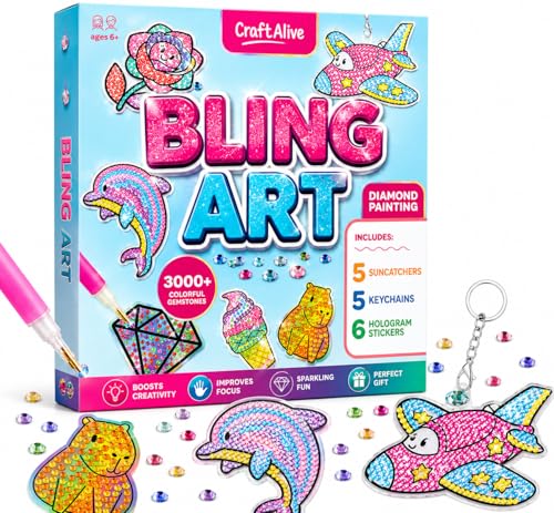 Peinture diamant enfants pour animer un après-midi créatif et décorer la chambre