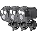 Mr Beams MB393 300-Lumen Weatherproof Wireless Battery Powered LED Ultra Bright Spotlight with Motion Sensor, Brown, 3-Pack