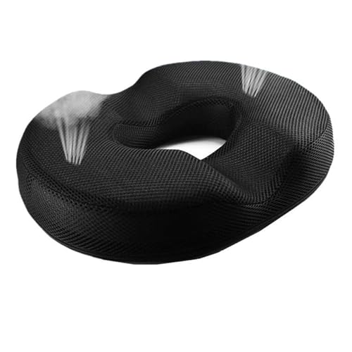 Genérico Cojin para hemorroides, Flotador para almorranas, antiescaras con Agujero para fistulas, Cojines antillagas y para Alivio Suelo pélvico, 24005