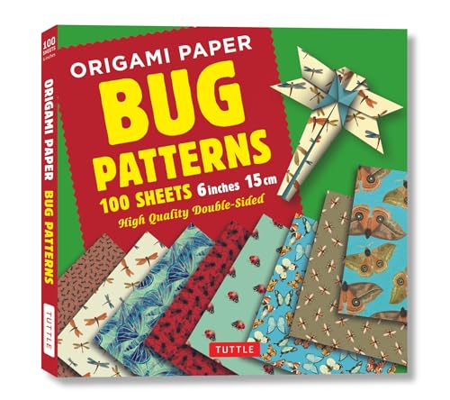 Origami Paper 100 sheets Bug Patterns 6" (15 cm): Tuttle