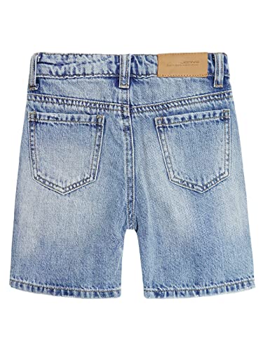 KIDSCOOL SPACE Baby Girls Boys Jeans Shorts,Ripped Simple Design Cute Summer Denim Pants2