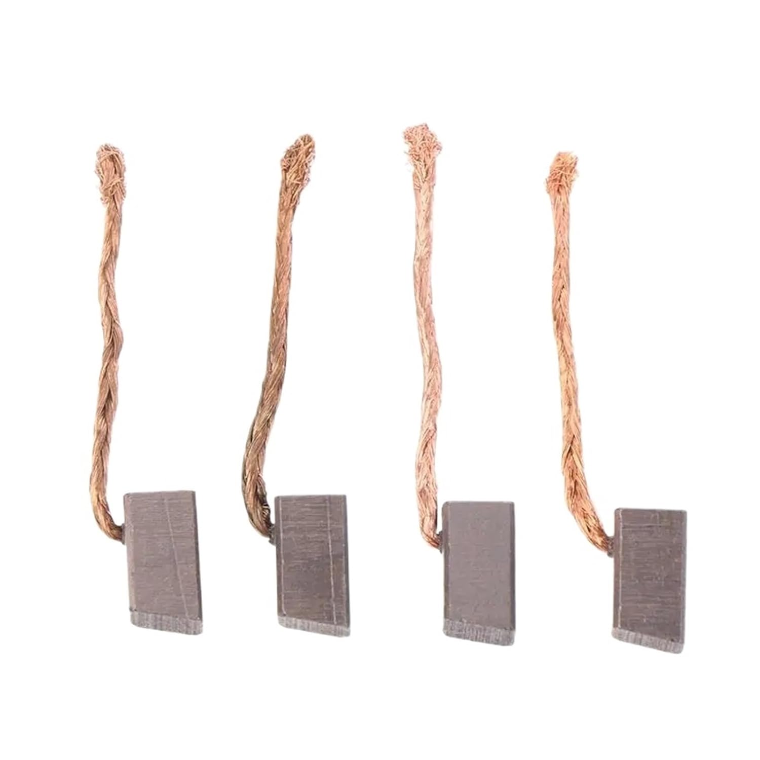 電動モーターカーボンブラシ 電動工具 ブロワーファン グラファイトブラシ 6x6x10mm 4個パック