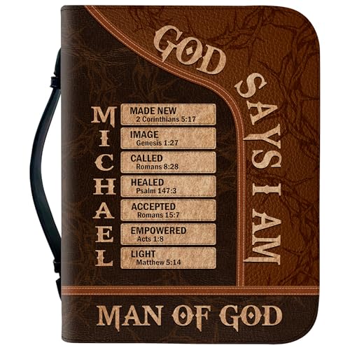 Personalized Man of God Bible Cover