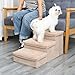 ouquckl Dog Training, Multipurpose Pet Stairs 3 Steps Stairs for Dogs Cats with Cotaining Box Nonslip Small Puppies Staircase for High Sofa