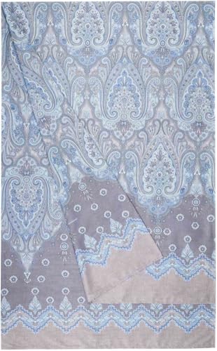 Fular de algodón de 350 x 270 cm Bassetti Azzurro para hogar 2