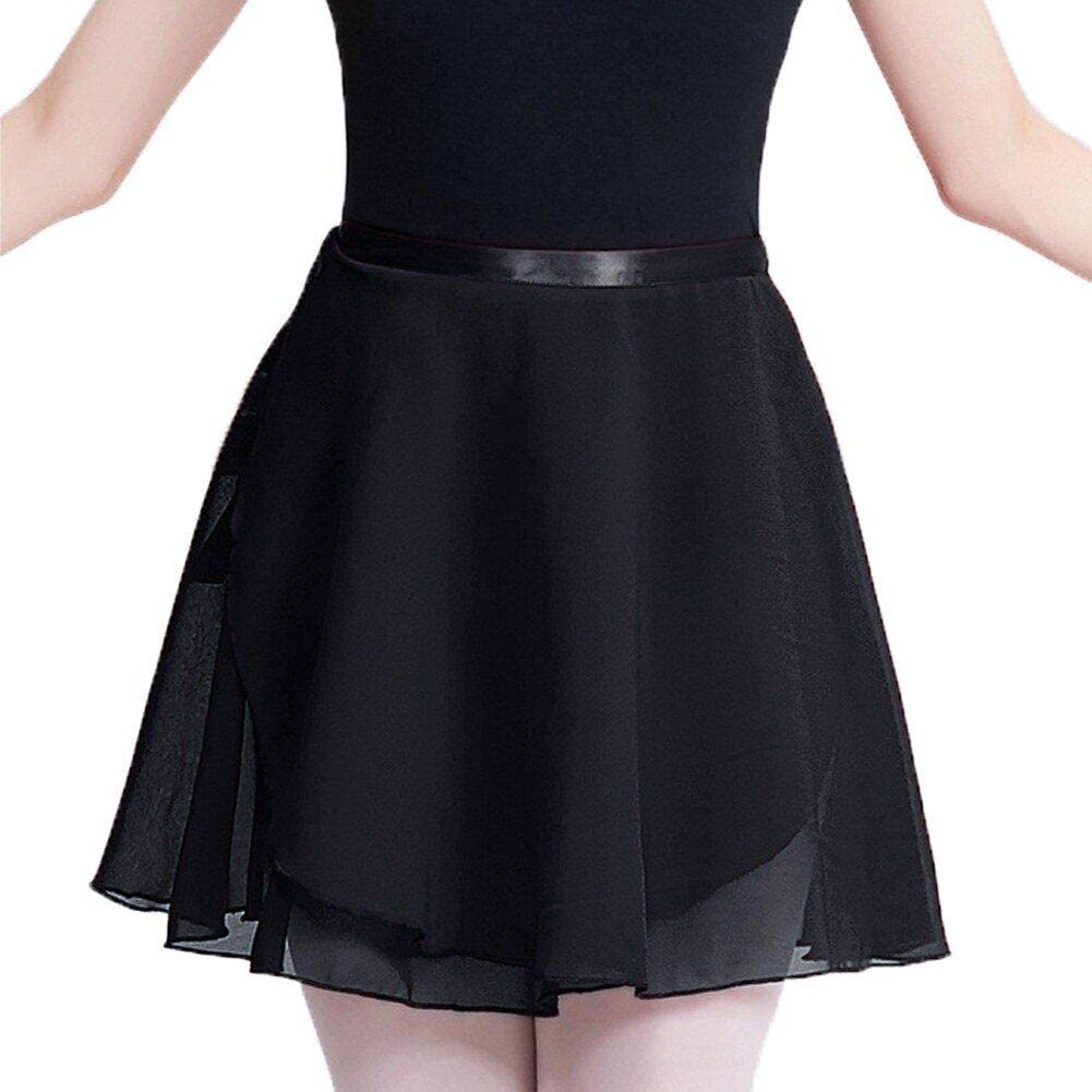 Casiler Girls Ballet Dance Skirts Chiffon Wrap Ballet Dress Dance Skate over Scarf Ballet Dance Skirts for Women
