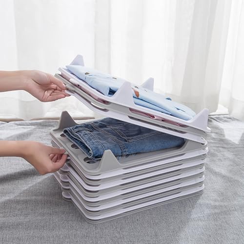 Rangement t-shirt placard avec ces planches pliables empilables x10 - 6