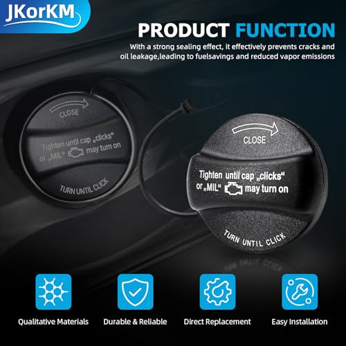 Image of Gas Cap, Fuel Tank Cap Compatible with 2002-2018 Mini Cooper, BMW E39 E46 E60 E90 E92-128i 320i 325i 328i 328xi 330i 330xi X1 X3 X5 Z4 M3, More # OE 16117222391, 10844