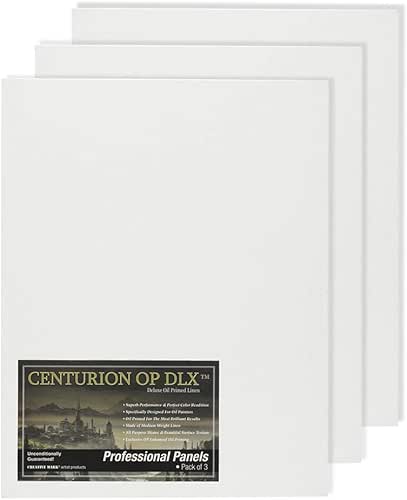 Centurion Deluxe Professional Oil Primed Linen Canvas Panels - 18x24-3