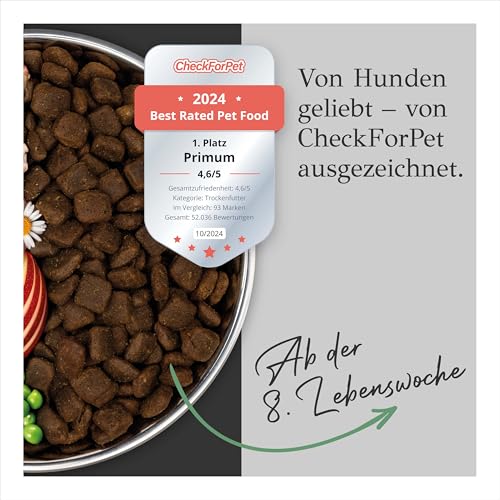 Primum - Soft Puppy Huhn mit Kartoffel - 5 kg - Halbfeuchtes Hundefutter - Getreidefreies Trockenfutter - Hoher Fleischanteil - Optimal verdaulich