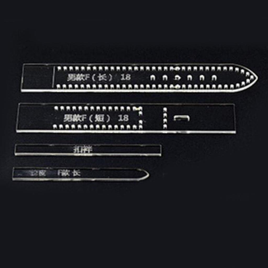 LOOM TREE 4pcs Leather Craft Clear Acrylic Watch Strap Band Stencil Templates F 18mm Leathercrafts | Leathercraft Tools | Other Leather Tools (B09ZV821XN) Amazon Price History, Amazon Price Tracker