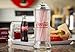 Tablecraft Coca-Cola Glass Straw Dispenser with Metal Lid, Small