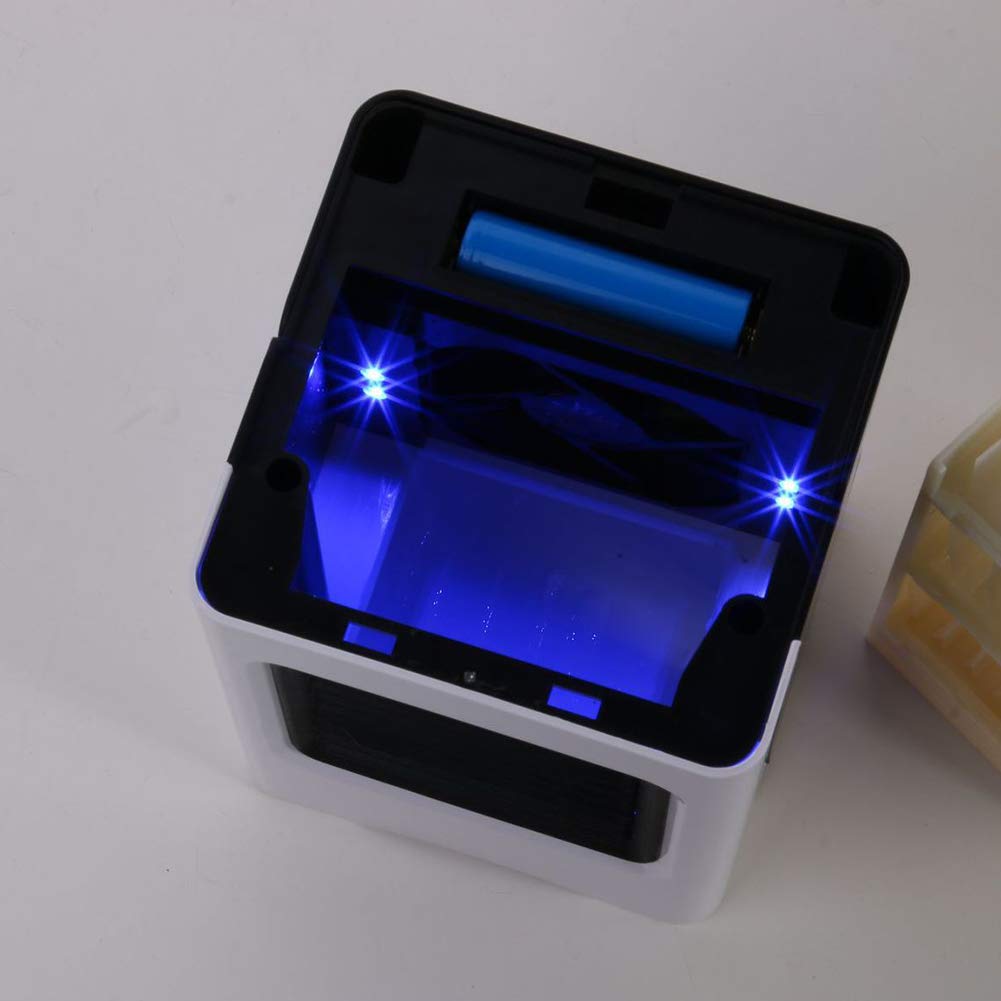 Osobista chłodnica powietrza Przenośny mini klimatyzator USB 3 w 1 Chłodnice wyparne Nawilżacz Oczyszczacz 3 prędkości Wentylator chłodzący na biurko do biura w domu, w akademiku, w podróży