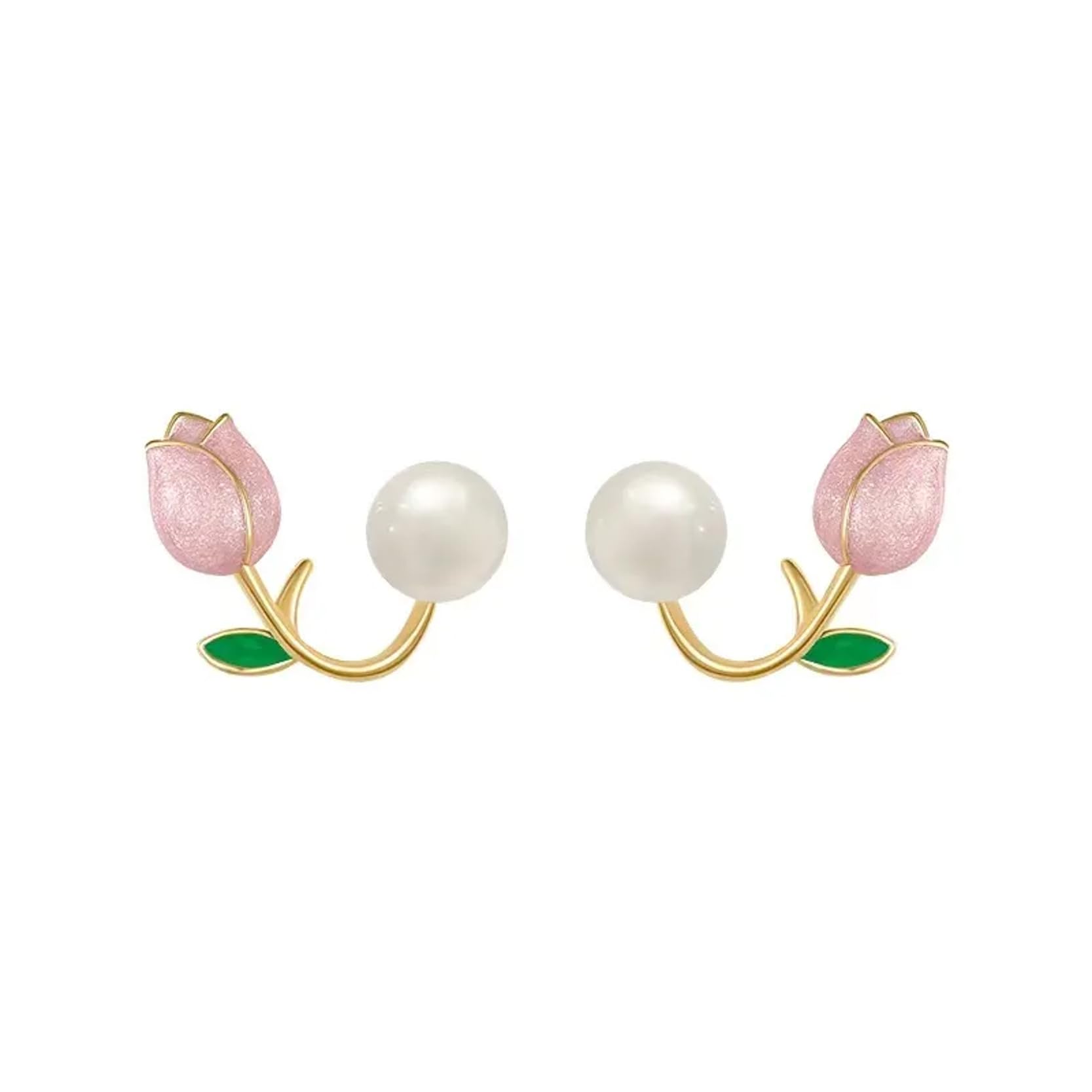 PolluxCraft Korean Earrings For Girls And Women/Floral Shape Earring/Alloy Beads Pearl Earring (B0CFV5FLKJ) Amazon Price History, Amazon Price Tracker