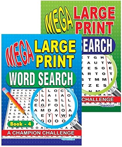 Martello P2174 Mega Large Print A4 Word Search Puzzle Books - Set of 2 - Image 2