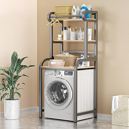 Étagère de rangement au-dessus des toilettes meuble buanderie gain de place