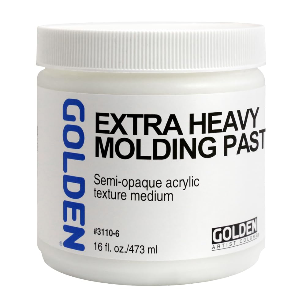 Molding Paste Golden 473ml pour éviter l'affaissement des reliefs acryliques