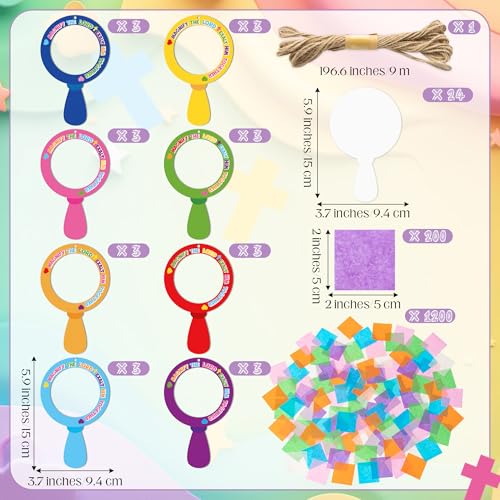 DIY Suncatcher Craft Kit with 24 Sets for $9.99 - Image 2