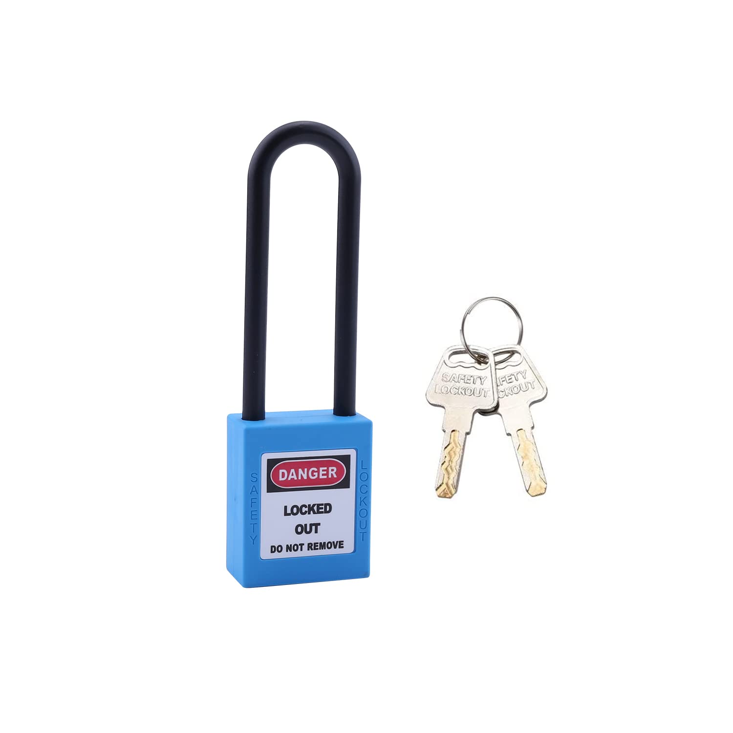 Mromax Blue Lockout Tagout Lock, Safety Padlock Keyed Differently,Loto Security Padlock Pa Shackle Padlock For Lock Out Tag Out 1Pc