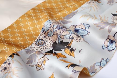 Image of CorssKulture Lightweight Satin Ribbon Scarf for Women's 150 x 15 cm | Silky Soft Scarf Perfect for Gifting