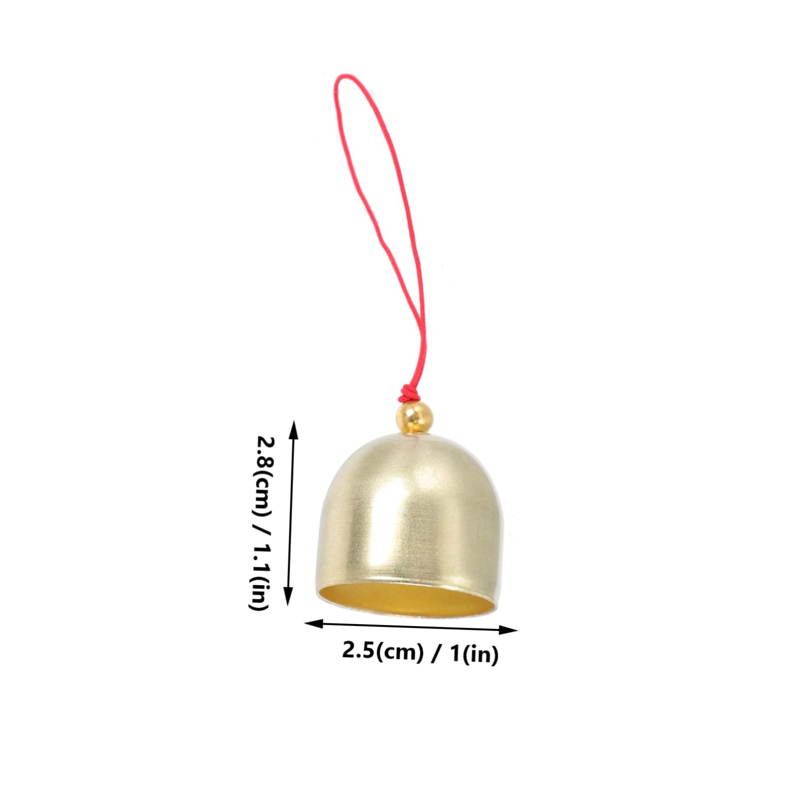 SUPVOX 3 Set La Campana Werchristmas Xmas Decorazioni Per Finestre Passamaneria Decorativa Fiocco Di Neve Carillon Campane Di Natale Ornamento Campana Fai Da Te Lega Golden 10 Pezzi * 3