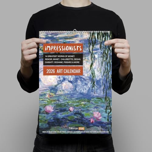 Image of Tallenge - Art by Impressionists - 2026 desk Calendar - 6 x 9 Inches (Paper, Desk Calendar)