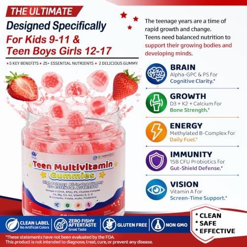 LILICARE Teen Multivitamin Gummies