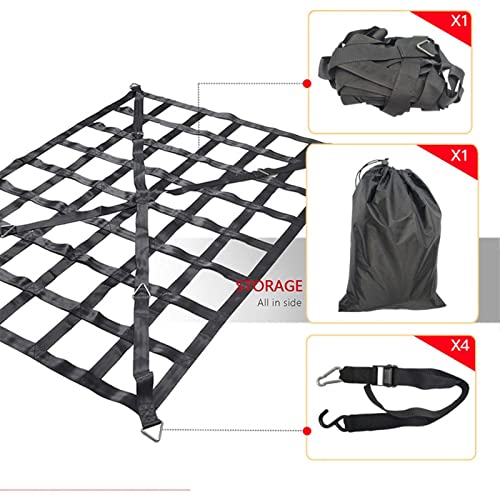 Tåligt Lastnät 4"x4" för Bil & ATV - Sträcker sig 12'x18'