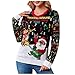 2025 Europeo Jacquard Natale Costume Luci LED Santa Maglia...