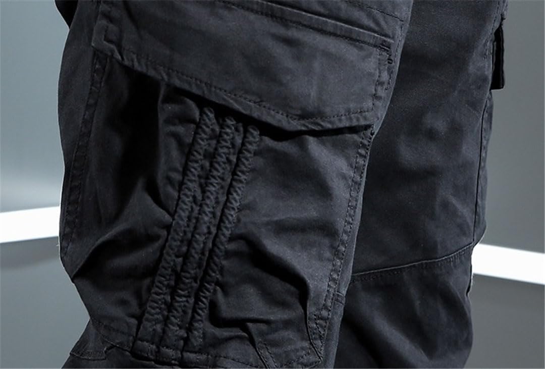 Vogrtcc Pantalones De Carga Tácticos para Hombres Pantalones De Chándal con Cordón Elástico Casual