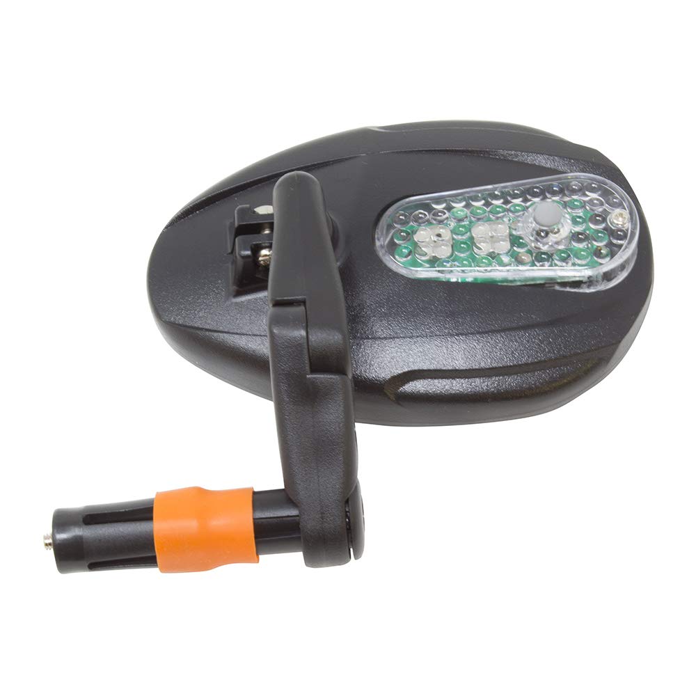 Fenix 3D Bicycle Mirror Bar End 2002SB w/Led Lights Black