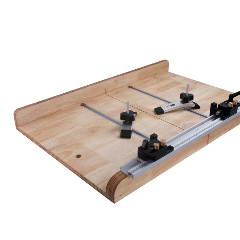 VIDOO Ranura T Rieles Herramienta Plantilla Inglete para Mesa Fresadora-800mm