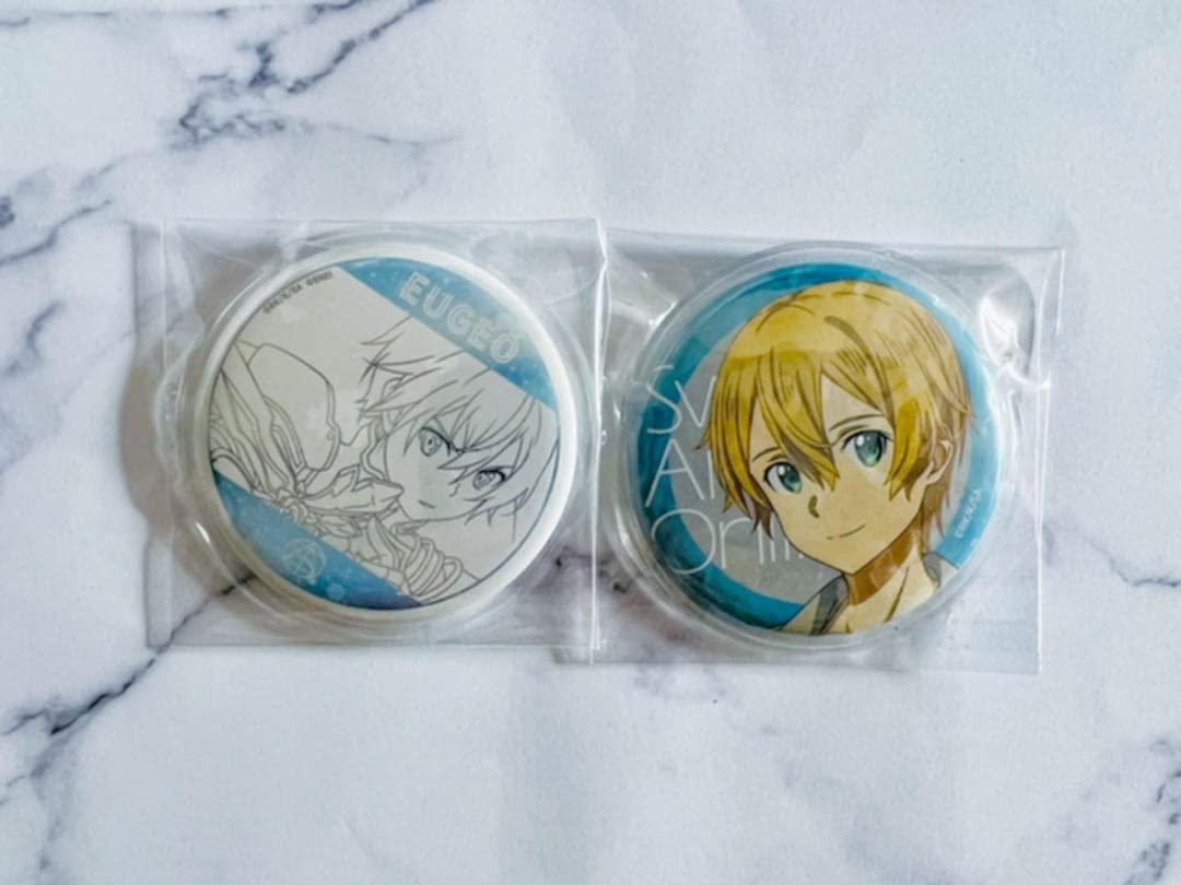 SAO キリト　ユージオ　缶バッジ SAO ユージオ キリト abec BUNBUN 展 缶バッジ 入場特典 SAO ユージオ