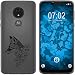 Produktbild PhoneNatic Case kompatibel mit Motorola Moto G7 Power Silikon-Hülle Floral Fuchs M1-1