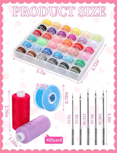 Kit de Hilos para Coser 194 Piezas, 36 Colores miniatura 2