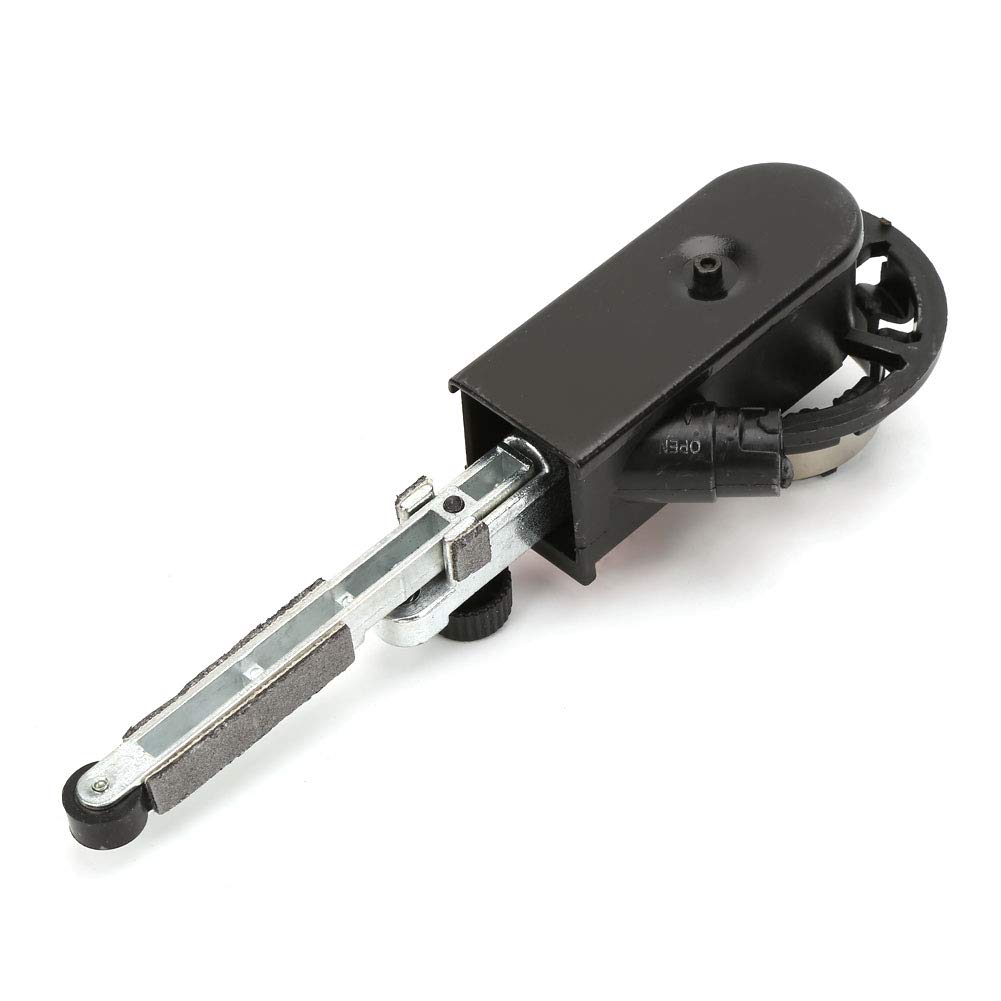 Ponceuse à Bande pour Meuleuse D'Angle, Mini Meuleuse D'Angle à Bande de Bricolage, Ponceuse Portable, Adaptateur de Bande de Ponçage pour Angle électrique, Ponceuses à Bande (M14)