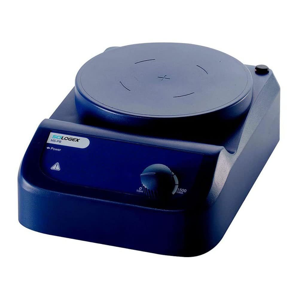 SCILOGEX MS-PB BlueSpin Analog Magnetic Stirrer – ABS Plastic Plate Lab Mixer – 15-1500 RPM – 3L Max Stirring Capacity – Brushless DC Motor (2 Pack)
