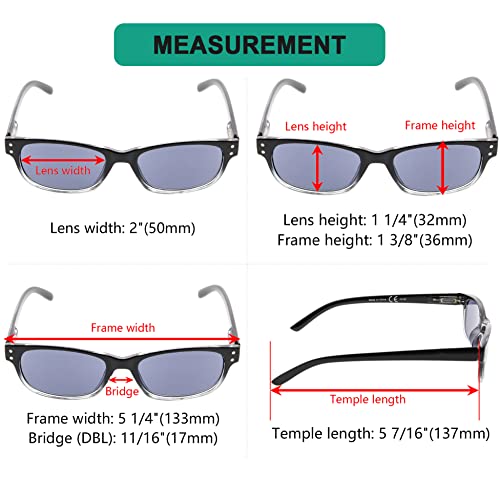 Image of Eyekepper Classic Reading Glasses for Men 5 Pack Spring Hinges Readers