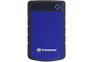 Transcend StoreJet 25H3B 4TB USB 3.1 Gen 1 Rugged External Hard Drive