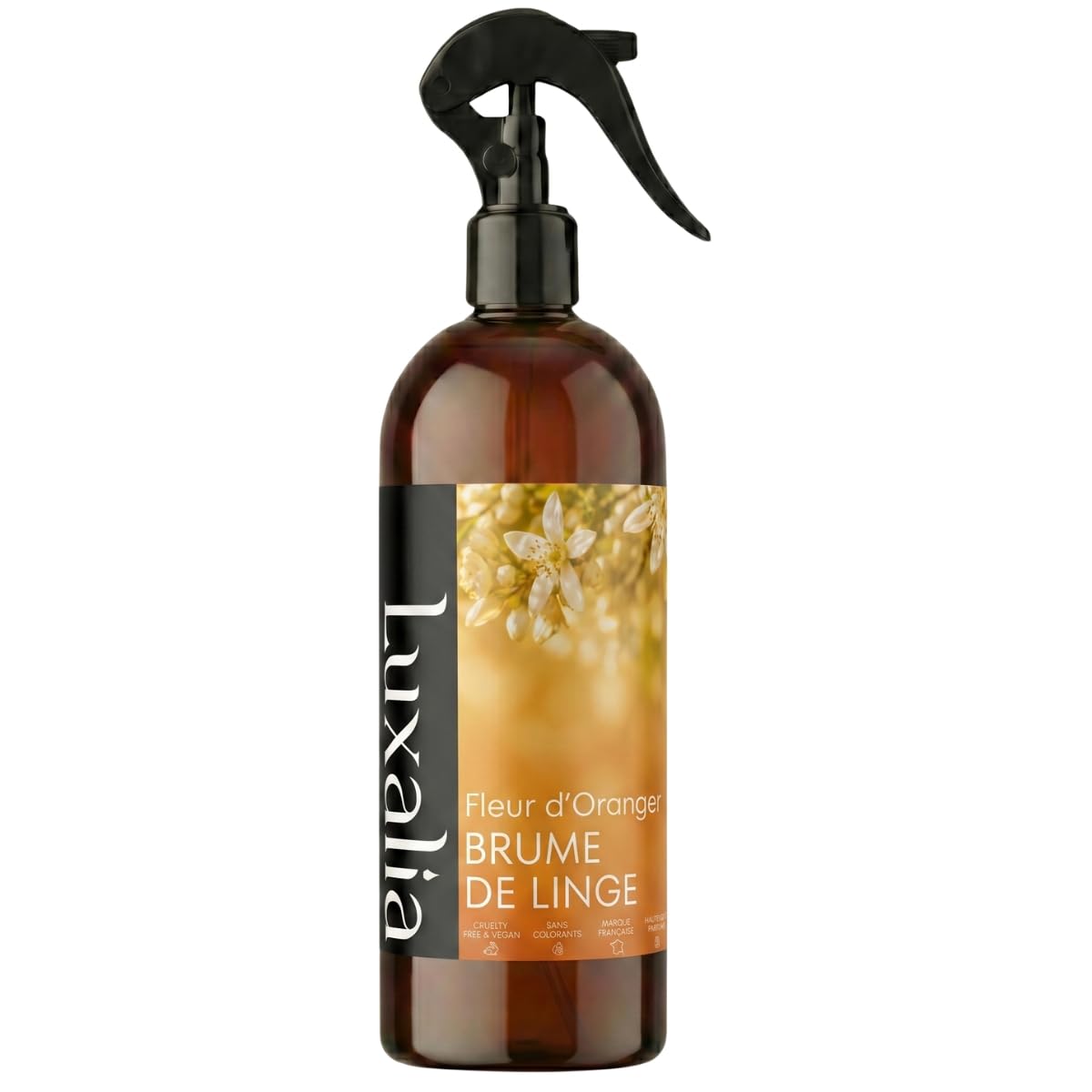 Brume de Linge Fleur d'Oranger - Parfum Intense et Durable - Haute Qualité - 500ml - LUXALIA