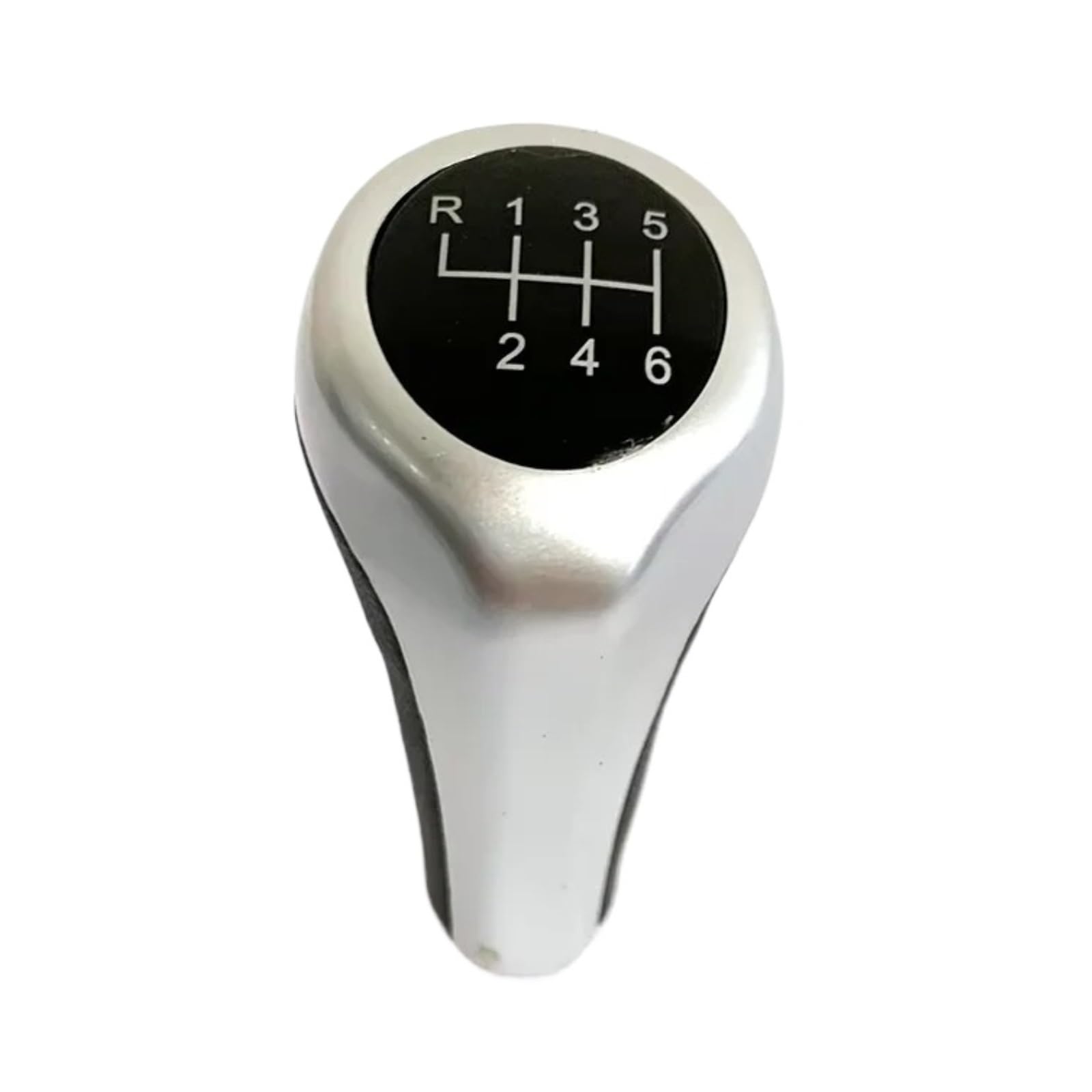 DWTNMEX Gear Shift Knob for BMW E30 E2 E6 E39 E46 E34 Z3 Etc Car Shifter Lever Head 5/6 Speed Manual Gear Shift Knob Leather Perforated(SQ-055-6speed)