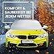 SANAWATEC Windschutzscheibe Sonnenschutz Auto Frontscheibe Hitzeschutz Sonnenschutz Frostschutz Frontscheibe faltbar, gegen Sonne Staub Frost Schnee (mit Spiegelschuz) (155,5-233) x 128 cm