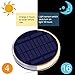 WILLED Solar Step Deck Lights for Outside, Warm White Outdoor Solar Powered Lights for Steps,Stair,Dock,Driveway,Walkway,Sidewalk,Garden (4 Pack)