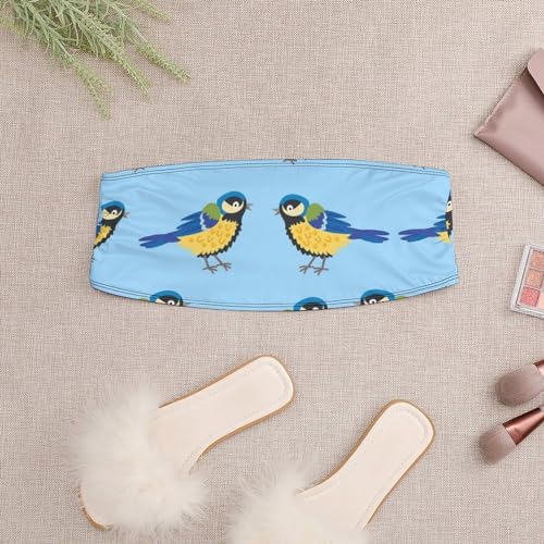 Womens Tube Tops Strapless Crop Tops Backless Sleeveless Bandeau Cute 2024 Summer Bandeau Tops3